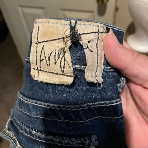 Ariya Jeans Size 5 Teen Blue Denim Stretch Skinny Jeans - Picture 8 of 9